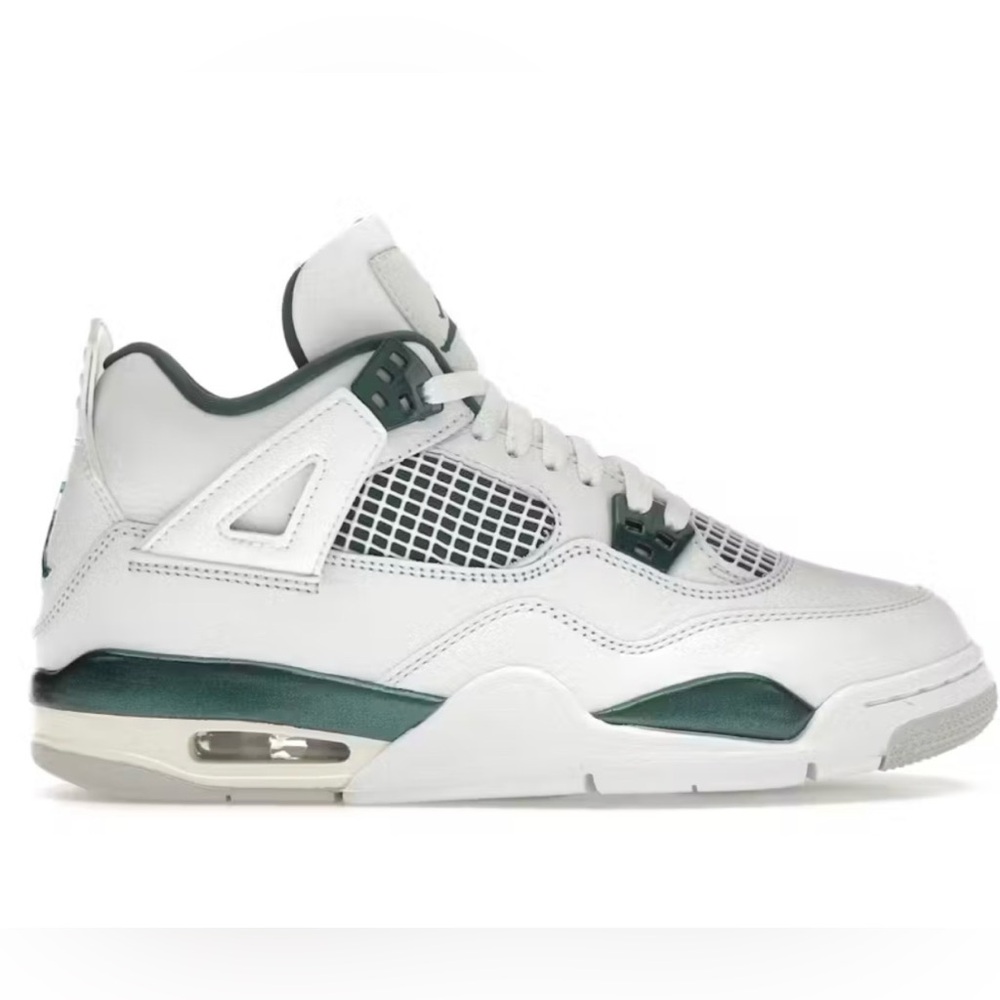 Youth Air Jordan 4 Retro White/Oxidized Green Size 3.5